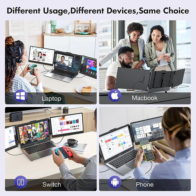 14" Triple Screen