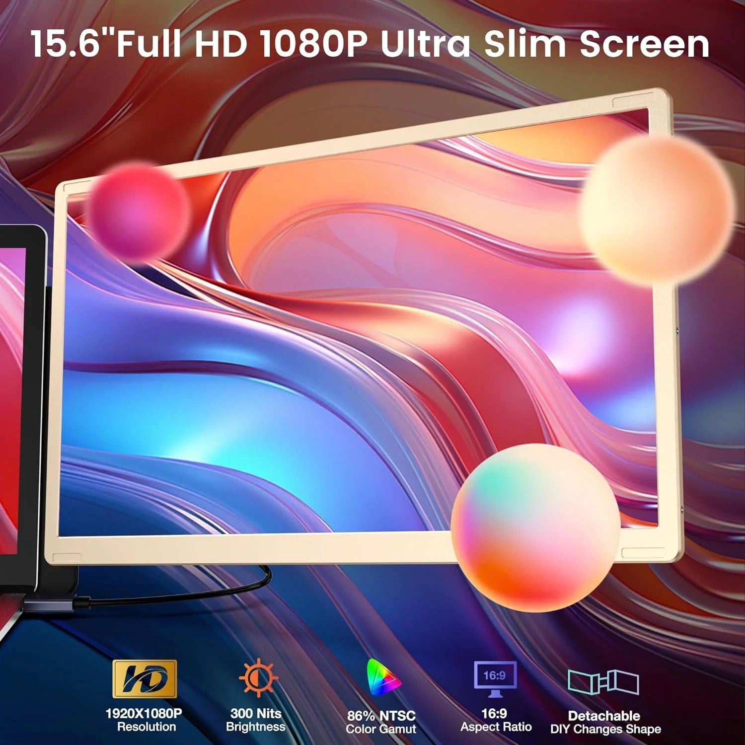 15.6" Triple Screen