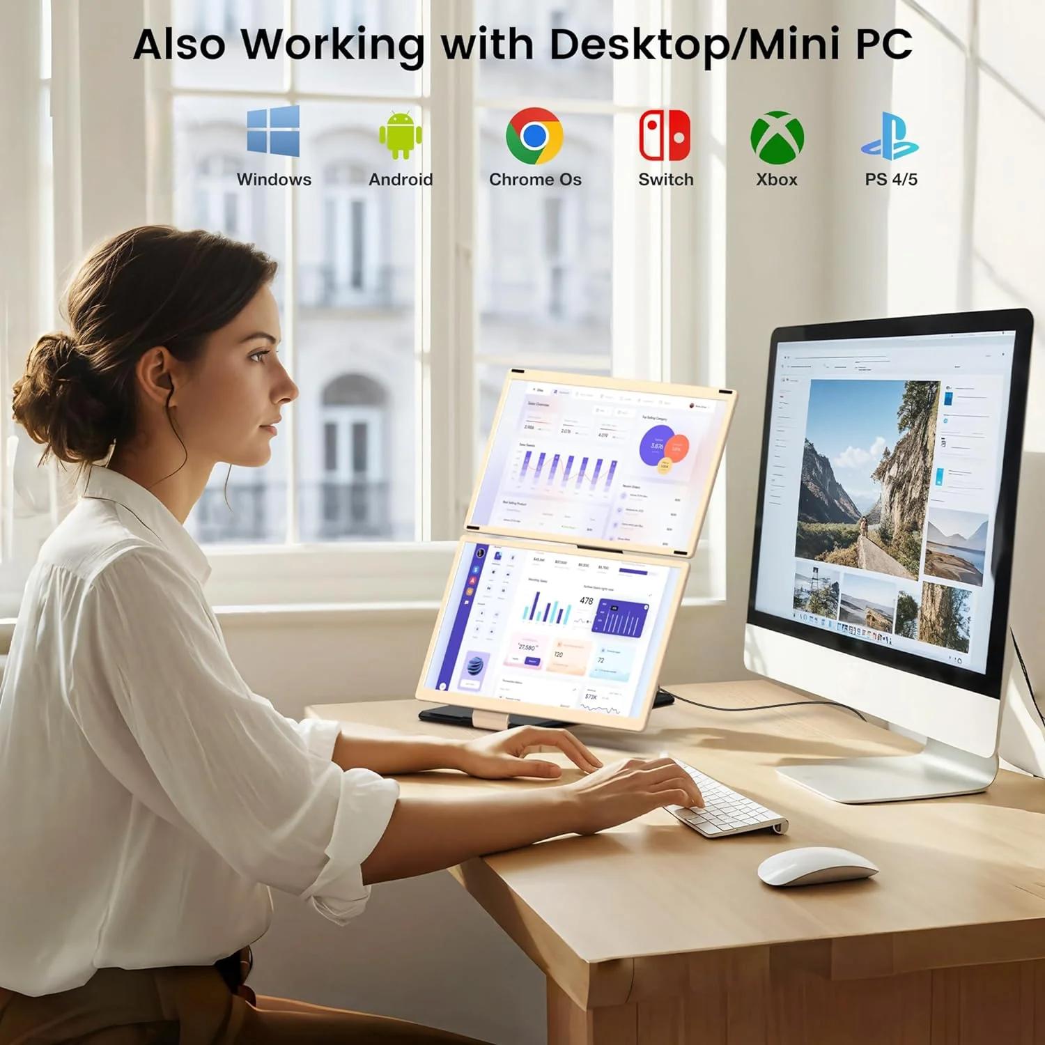 15.6" Triple Screen